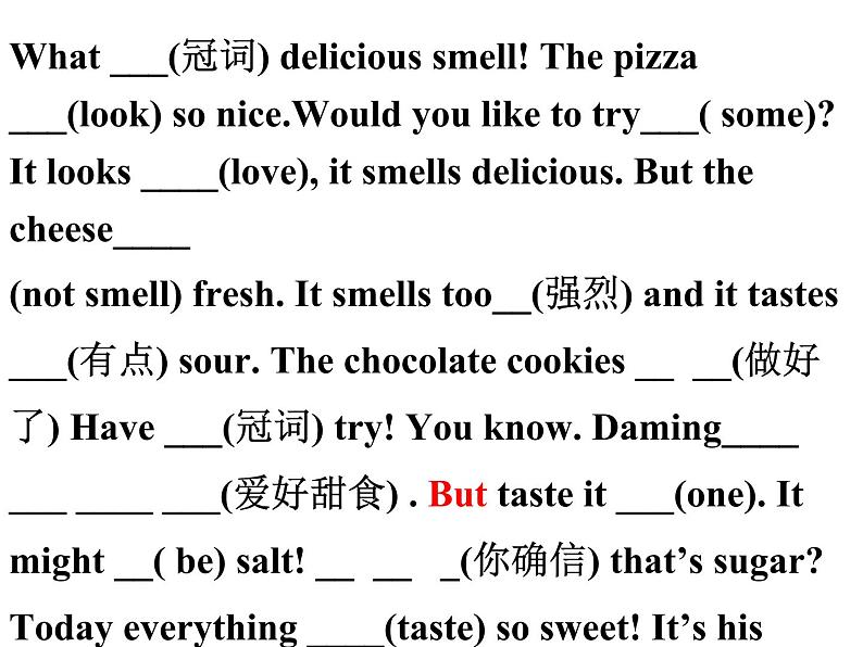 Module 1 Feelings and impressions Unit 3  Language in use 课件18张ppt08