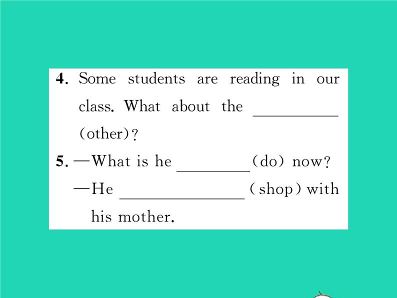 2021七年级英语上册Module9PeopleandplacesUnit1We 'reenjoyingtheschooltripalot第一课时习题课件新版外研版第5页