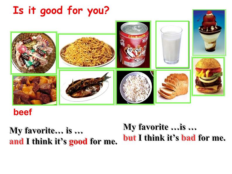 七年级外研版英语上册课件：module 4 unit 2 is your food and drink healthy？(共27张ppt)第3页