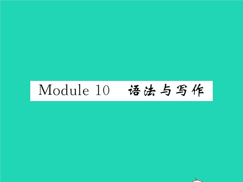 外研版英语七年级上 Module 10 Spring Festival习题课件（10份打包）01