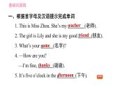 Starter Module 1 My teacher and my friend 習(xí)題課件（20張ppt）