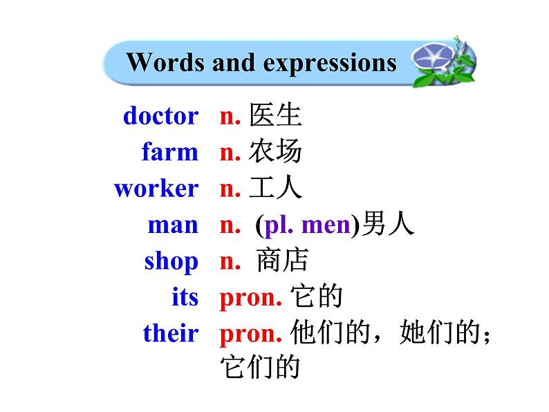 外研七年级英语上册Module 2 My family Unit 3 Language in use 课件02