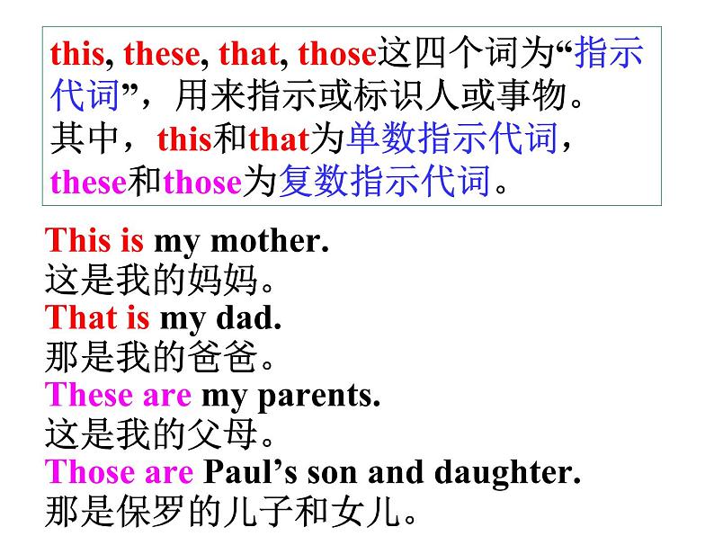 外研七年级英语上册Module 2 My family Unit 3 Language in use 课件07