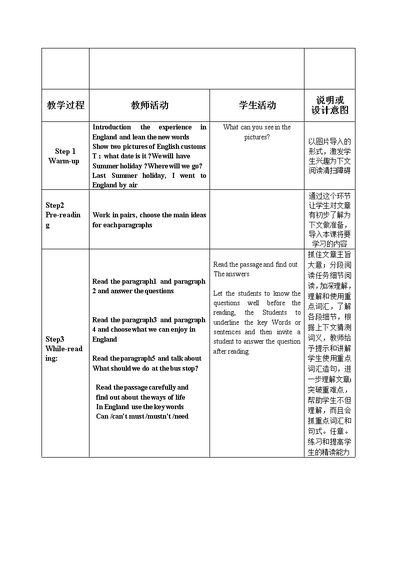 外研版八上：Module 11 unit2 In Englandyou usually drink tea with milk.教案02