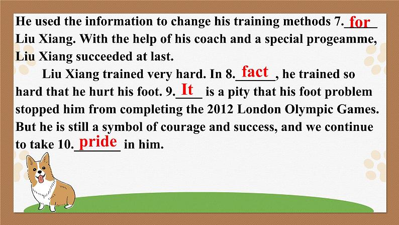 Module 8 Sports life Unit 2 He was invited to competitions around the world. 课件(共15张PPT)第4页