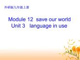 外研英语九上 Module 12 Unit 3 Language in use.课件26张PPT