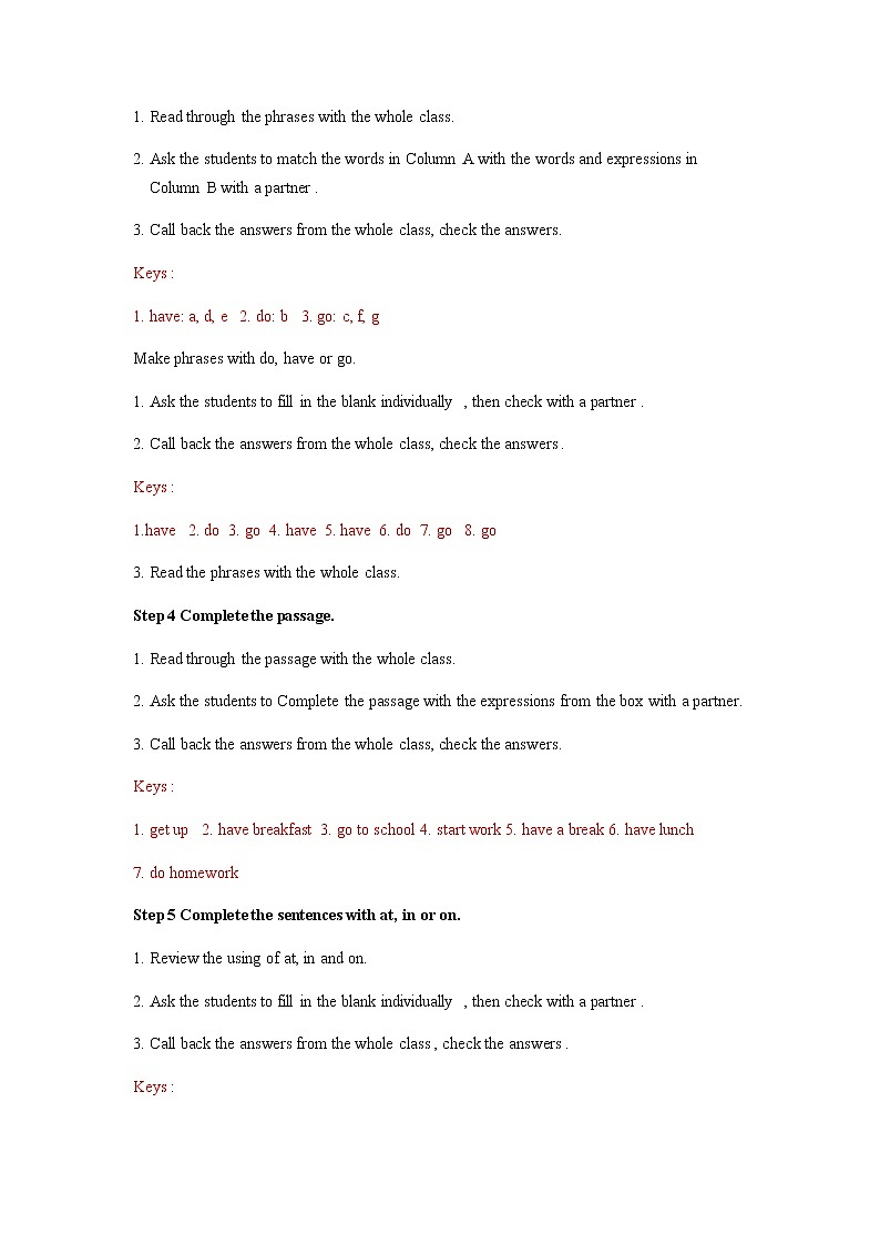 外研版八上：Module 5 unit3 Language in use.教案 (1)02