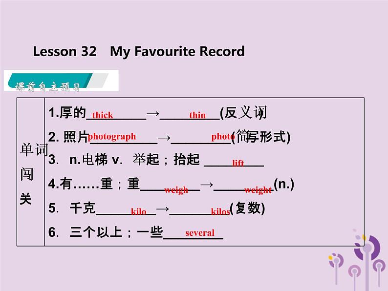 冀教版八年级英语下册Unit 6课件 Lesson 3203