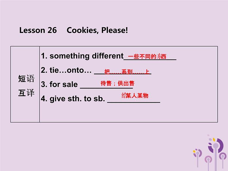 冀教版八年级英语下册Unit 5课件 lesson 26第3页