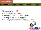 外研版英语八年级下册Module 7  Summer in Los Angeles Unit 2  Fill out a form and come to learn English in LA课件1