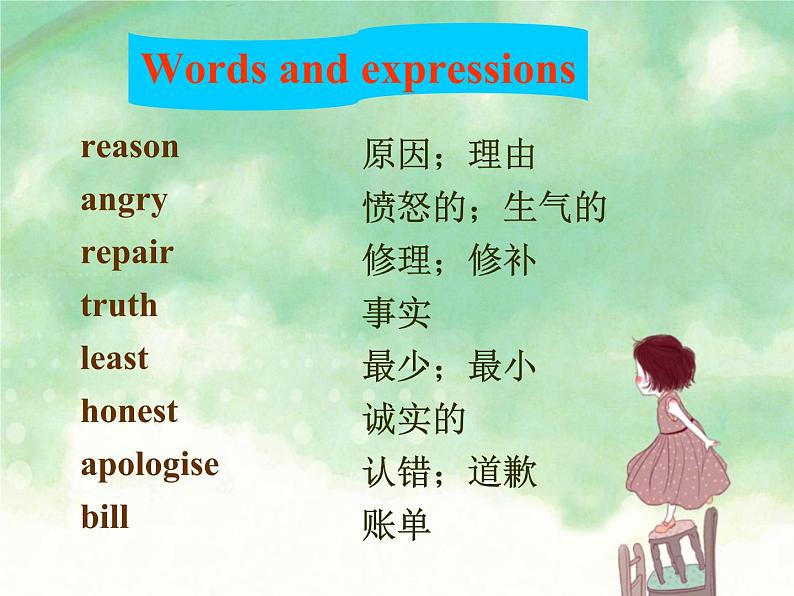 外研版英语九上册课件Module 6 Problems Unit 2 If you tell him the truth now you will show that you are honest.04