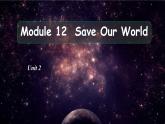 外研版英语九年级上Module 12 Save our world Unit 2 课件（29张PPT无素材）