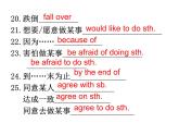 外研版九年级英语上册期末复习之Modules1-6基础知识课件（19张PPT）