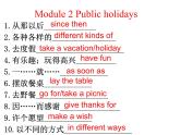 外研版九年级英语上册期末复习之Modules1-6基础知识课件（19张PPT）