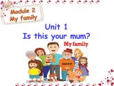 外研版英语七年级上Module 2 My family Unit 1 Is this your mum_课件（无素材）