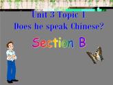 仁爱版英语七年级上Unit 3 Topic 1 Does he speak Chinese_Section B课件（ 27张PPT无素材）