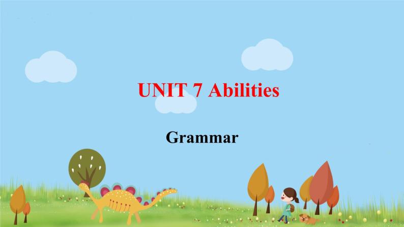 英语译林版 7年级下册 U7 Grammar PPT课件01
