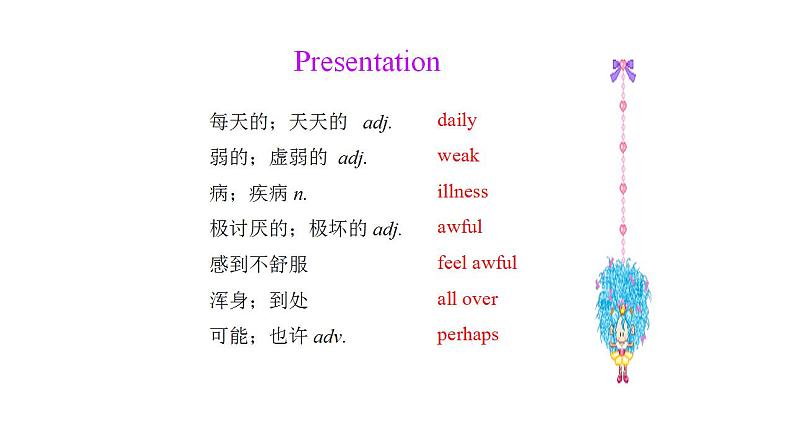 2020-2021学年外研版八年级英语下册Module4　SeeingthedoctorUnit2课件第4页