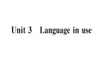 初中英语外研版 (新标准)八年级下册Unit 3 Language in use习题课件ppt