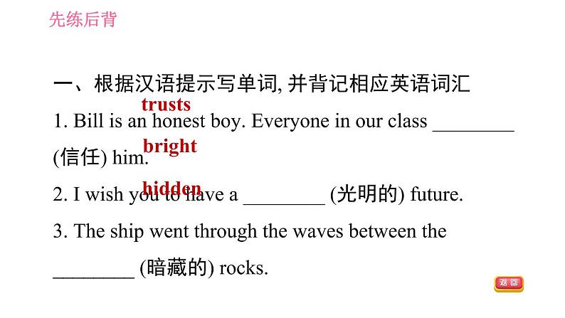 2020-2021学年外研版八年级下册英语作业课件Module9Unit2Ibelievethattheworldiswhatyouthinkitis.第5页