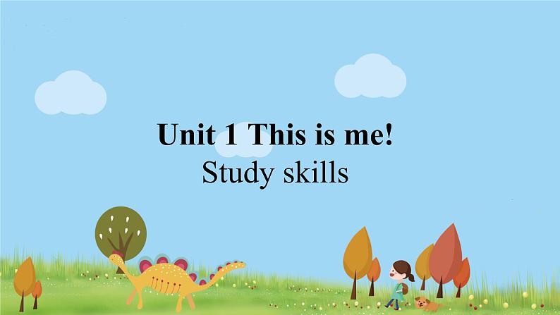 英语译林版 7年级上册 U1 Study skills PPT课件01