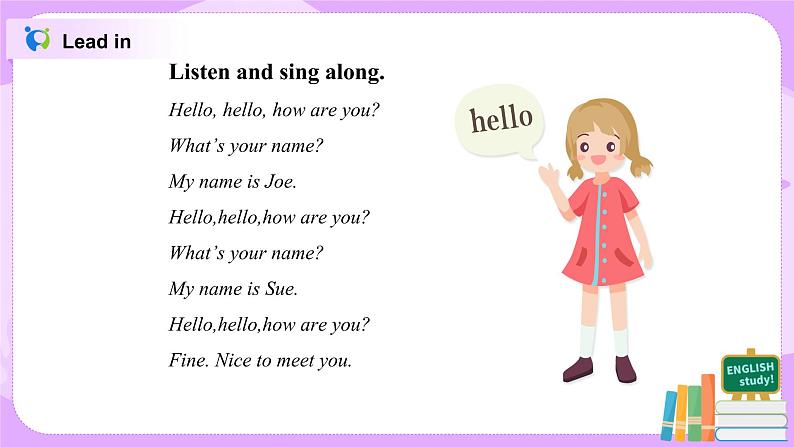 冀教版七上英语Lesson1 Hello!课件+教案05