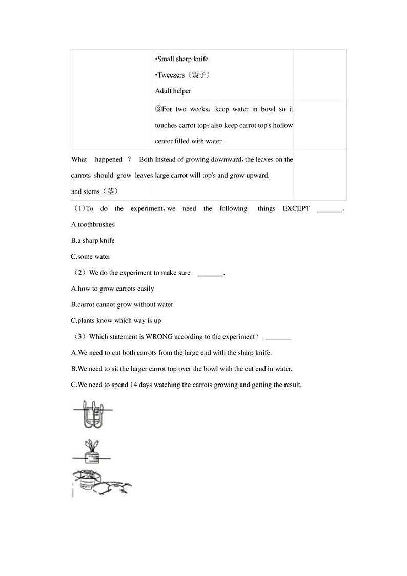 2022年湖南省长沙市长郡教育集团中考英语二模试卷(含答案)03