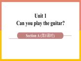 七年级英语下册RJ版课件 Unit 1Can you play the guitar