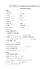 初中英语人教新目标 (Go for it) 版八年级下册Section B同步练习题