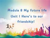 外研社九年級(jí)下冊(cè)iModule8Unit1Here'stoourfriendship課件