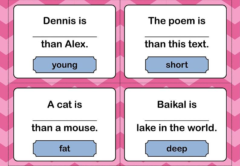 比较级 task card 2第1页