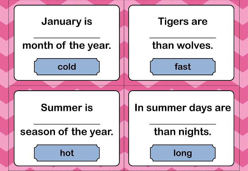 比较级 task card 2第2页