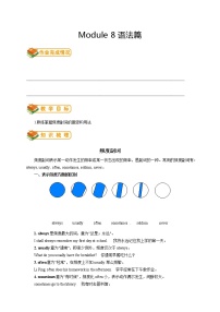 外研版 (新标准)七年级上册Module 8 Choosing presents综合与测试学案