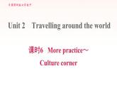 牛津深圳版七年级英语下册module1 people and places unit2 travelling around the world课时6morepractice_culturecorner习题课件