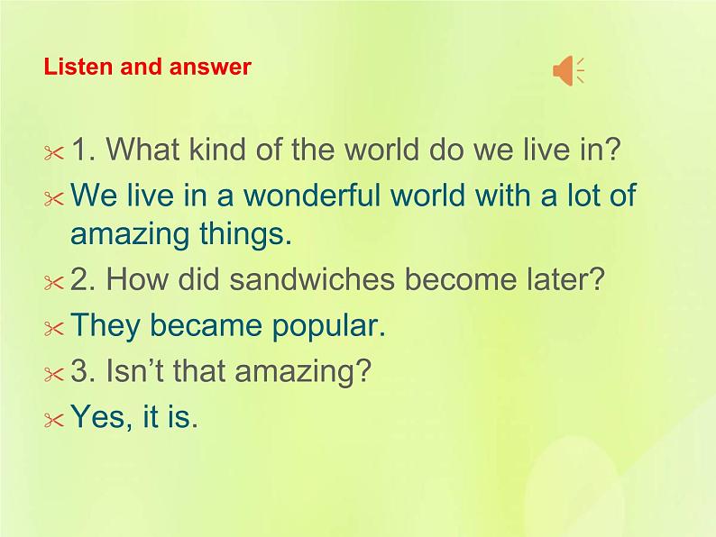 牛津译林版七年级英语下册unit5 amazing things 第7课时task课件08