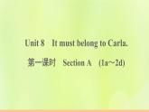 人教版九年级英语全册unit8 it must belong to carla 第1课时作业课件