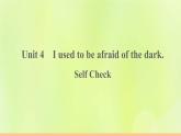 人教版九年級(jí)英語全冊(cè)u(píng)nit4 i used to beaf raid of the dark self check作業(yè)課件