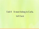 人教版九年級英語全冊unit8 it must belong to carla self check作業(yè)課件