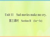 人教版九年级英语全册unit11 sad movies make me cry 第3课时作业课件