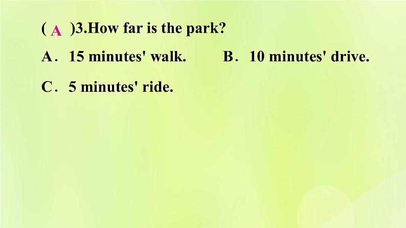 人教版九年级英语全册unit3 could you please tell me where there stroom sare 检测卷课件第5页