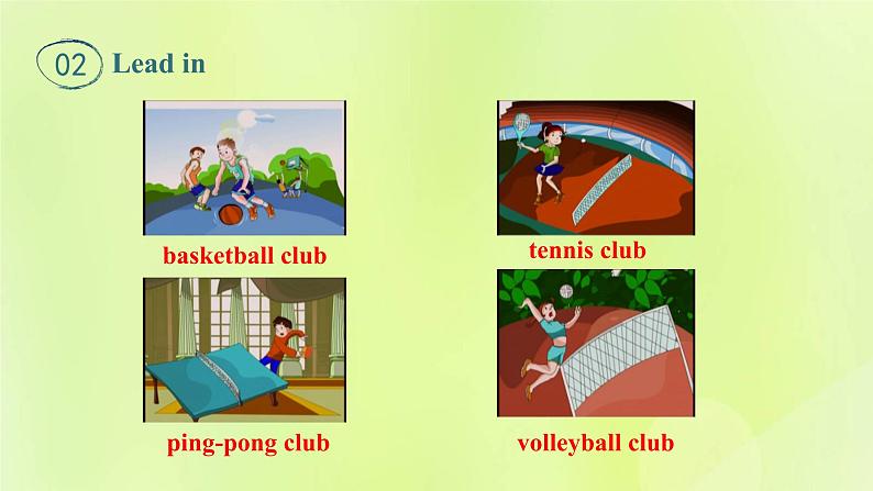 冀教版七年级英语下册Unit 4 After-School Activities Lesson 21 What Is Your Club Type课件08