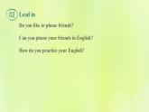 冀教版七年级英语下册Unit 5 I Love Learning English Lesson 25 A Phone Friend课件