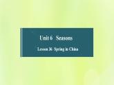 冀教版七年级英语下册Unit 6 Seasons Lesson 36 Spring in China课件