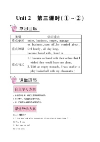 初中英语外研版 (新标准)九年级上册Unit 2 I became so bored with their orders that I wished they would leave me alone