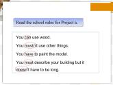 北師大版8上英語Unit 2《Lesson4 Class projects》第二課時(shí) 課件