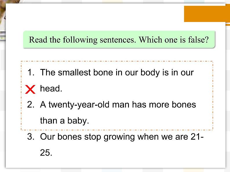 北师大版8上英语Unit4《Lesson 12 Healthy Bones》第一课时 课件06