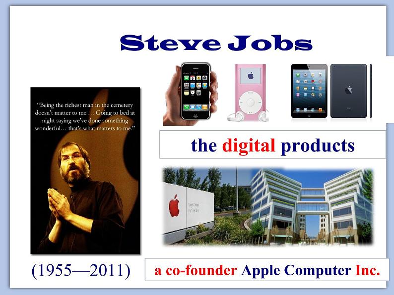 北师大9年级Unit 6《Lesson 18 Steve Jobs》课件03