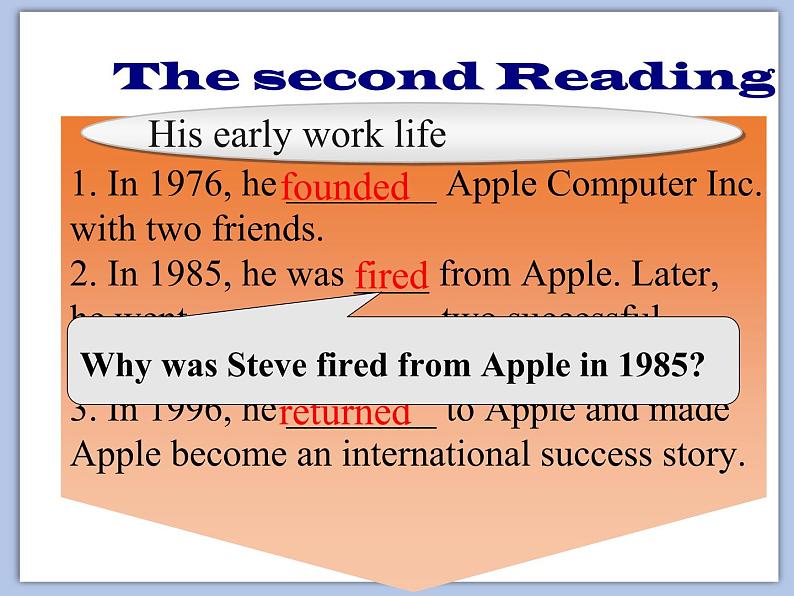 北师大9年级Unit 6《Lesson 18 Steve Jobs》课件08