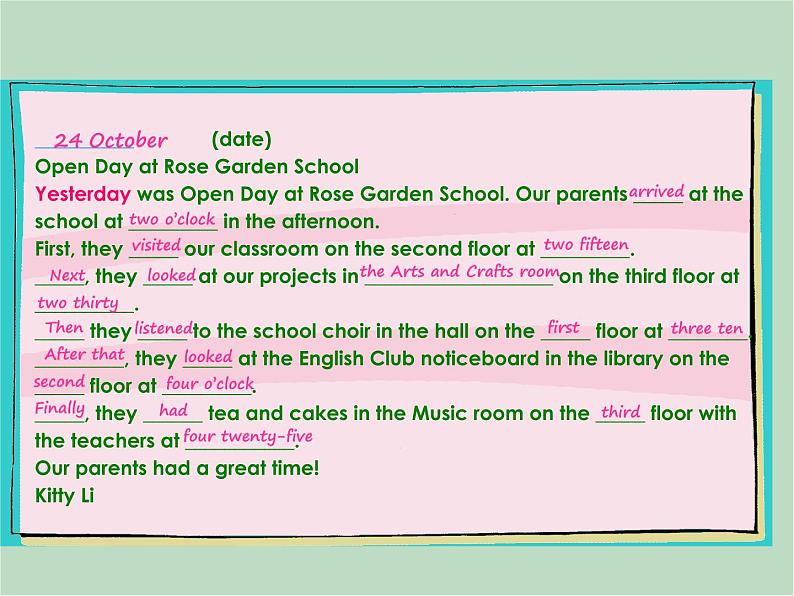 牛津上海英语六年级上册 Unit5 Open-Day课件03