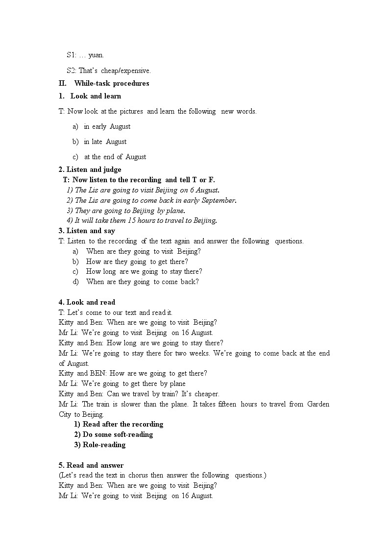 牛津上海版七年级上英语 unit1教案 第3课时02